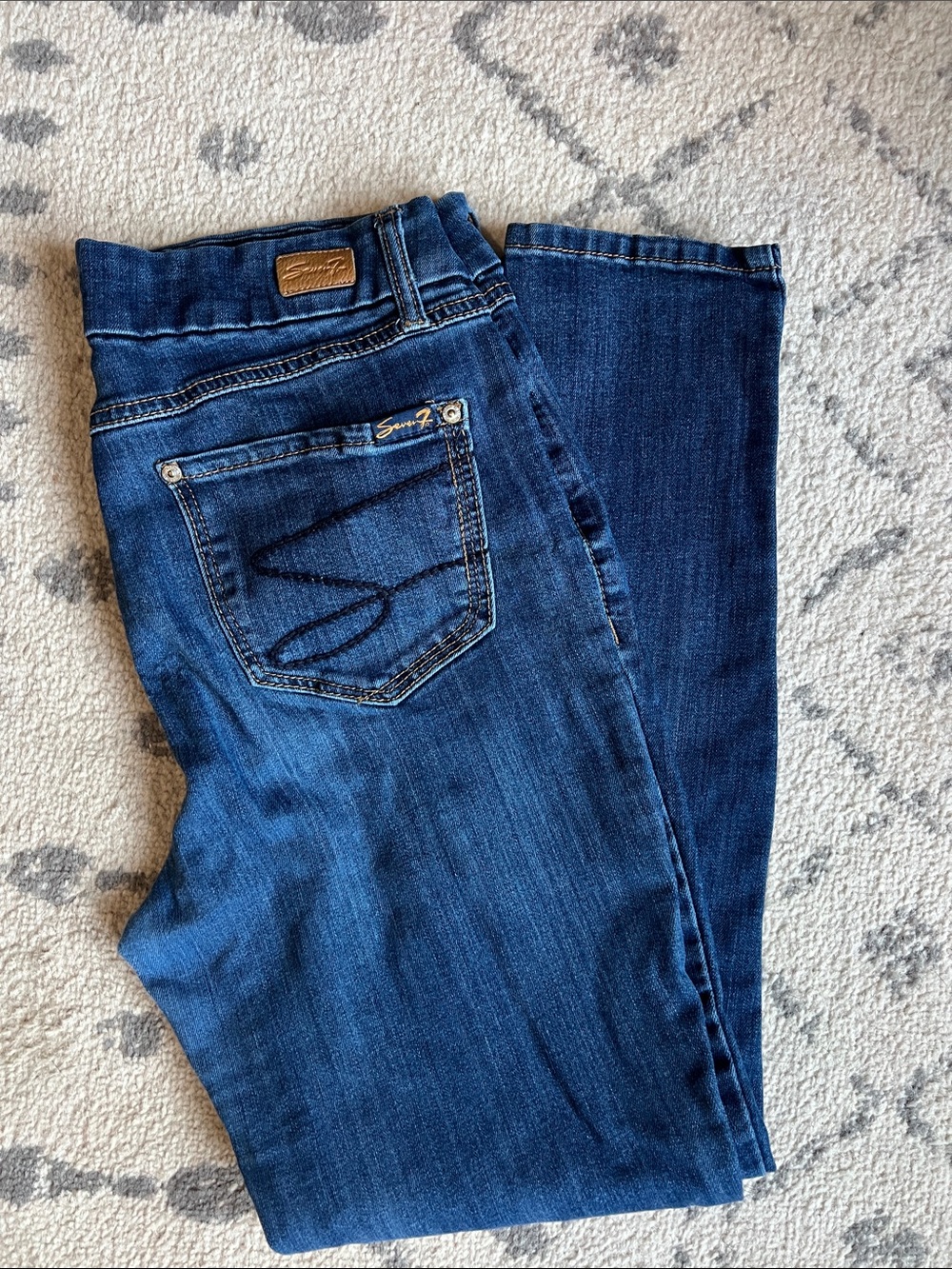 Seven7 Women's Indigo Stretch Skinny Jeans